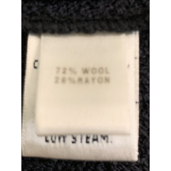 VTG St. John Collection Women's Knit Cardi Size 10 Wool Blend Black USA 7461 - Picture 6 of 8